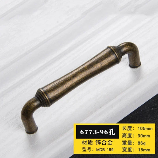 Antique Bronze Cabinet Handles – Retro Vintage Drawer Pulls