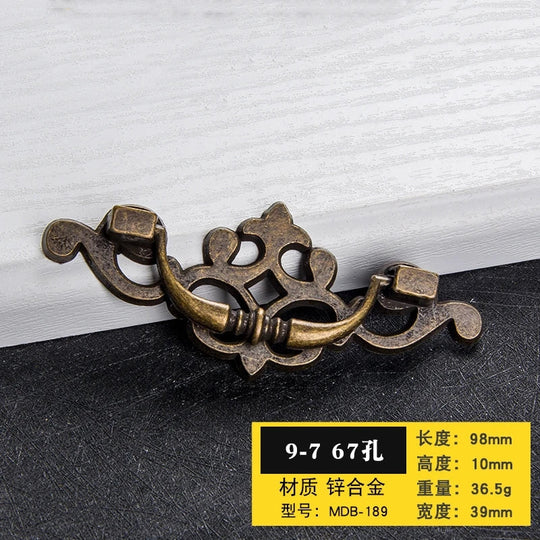Antique Bronze Cabinet Handles – Retro Vintage Drawer Pulls