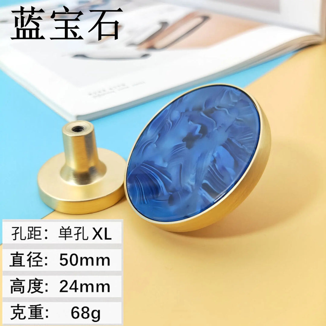 Shell Cabinet Handles – Gold Single-Hole Knobs & Multipurpose Hooks