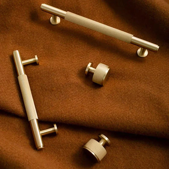 American Style Brass Cabinet Handles – Light Luxury Door Pulls for Furniture