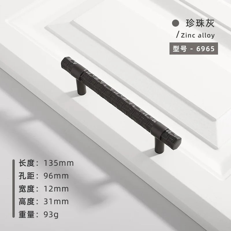 Creative T-Bar Cabinet Handles – Modern Zinc Alloy Pulls for Furniture
