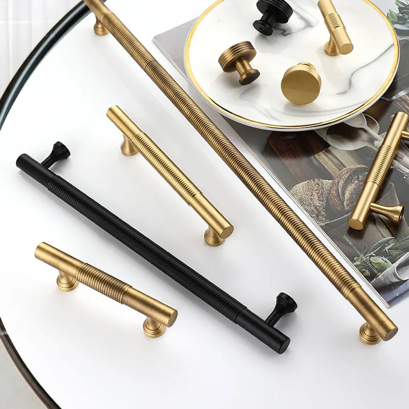 Brass Handles – Gold, Black, and Antique Bar Pulls and Knobs for Furniture
