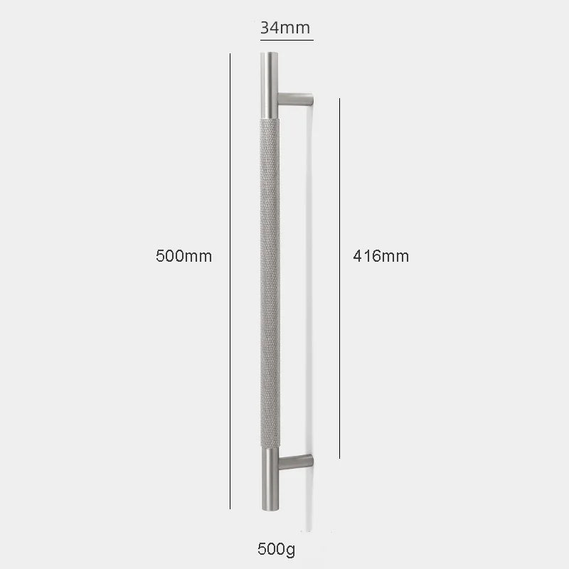 Solid Brass Knurled Cabinet Handles – Brushed Nickel Pulls and Textured Knobs