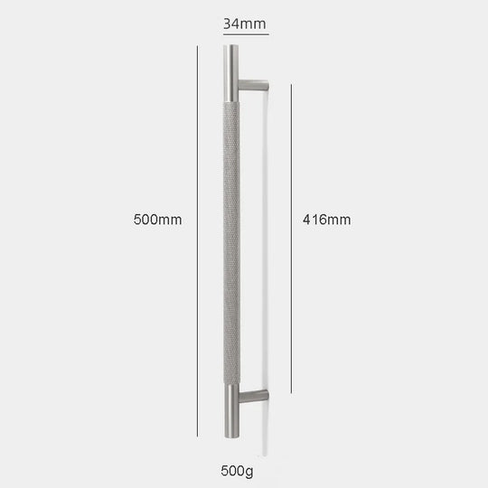 Solid Brass Knurled Cabinet Handles – Brushed Nickel Pulls and Textured Knobs
