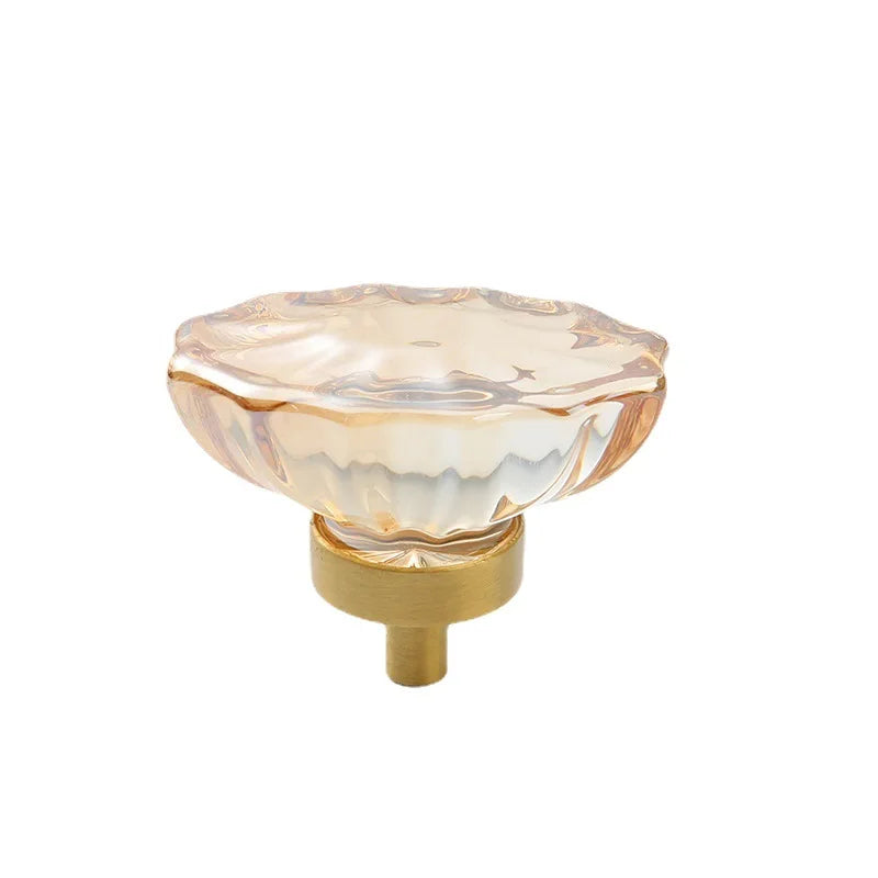 Brass Crystal Cabinet Handles – Light Luxury Furniture Knobs