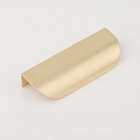 Modern Gold Leaf Cabinet Handles – Brushed Zinc Alloy Hollow Pulls