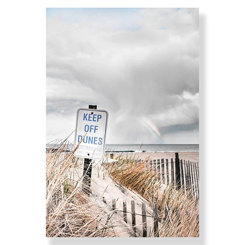 Tranquil Lake Pier Sunset Landscape Canvas Wall Art