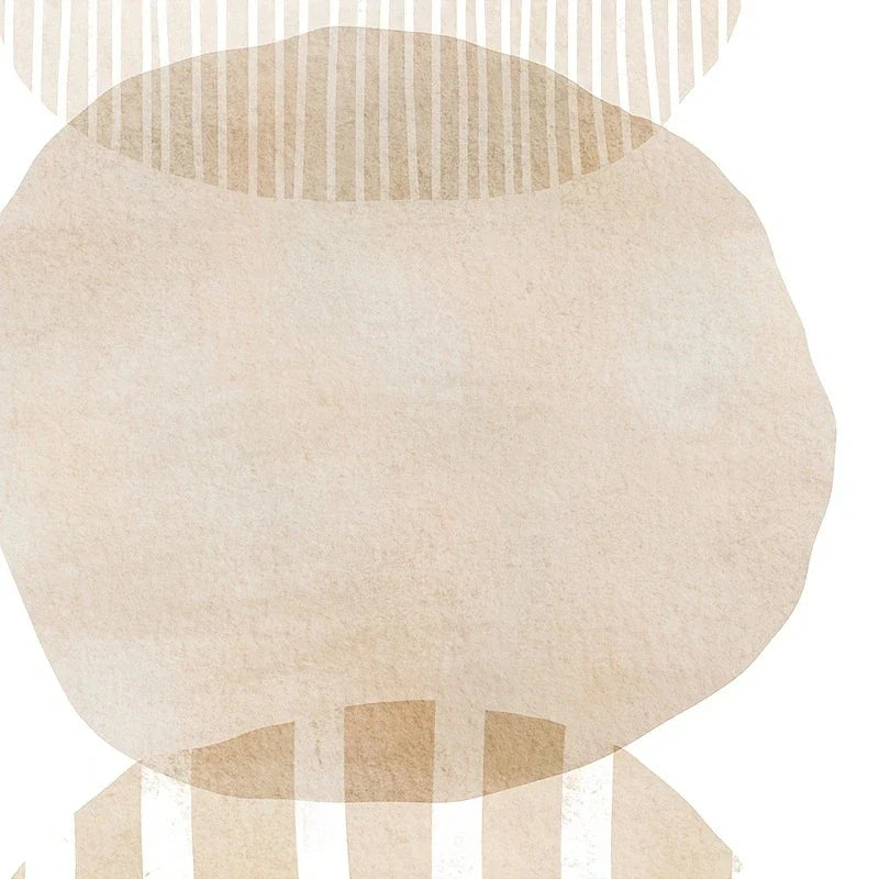 Set of 2 Minimalist Nordic Abstract Canvas Wall Art