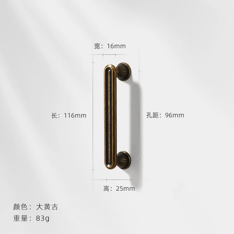 Antique Wardrobe Cabinet Handles – Retro Zinc Alloy Pulls and Knobs for Furniture