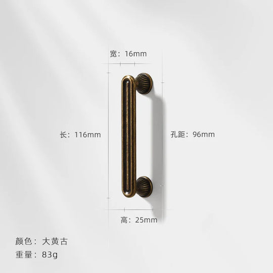 Antique Wardrobe Cabinet Handles – Retro Zinc Alloy Pulls and Knobs for Furniture