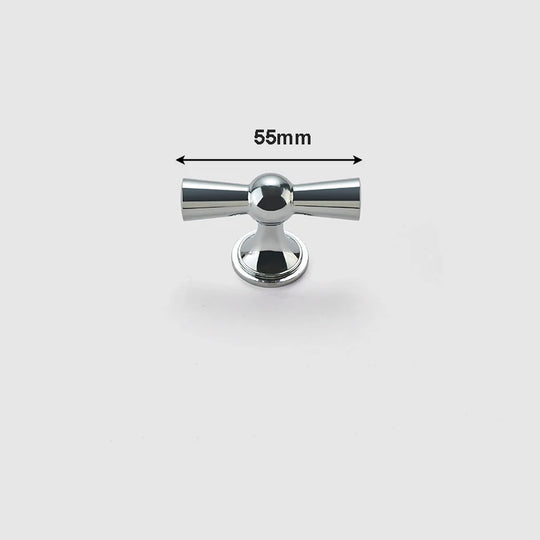 Polished Gold and Silver T-Bar Cabinet Handles – Modern Pulls for Furniture (55–220mm)