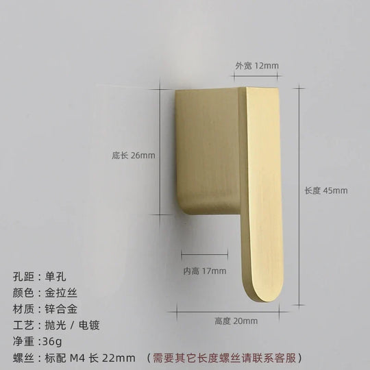 Luxury Zinc Alloy Cabinet Handles – Modern Drawer Pulls