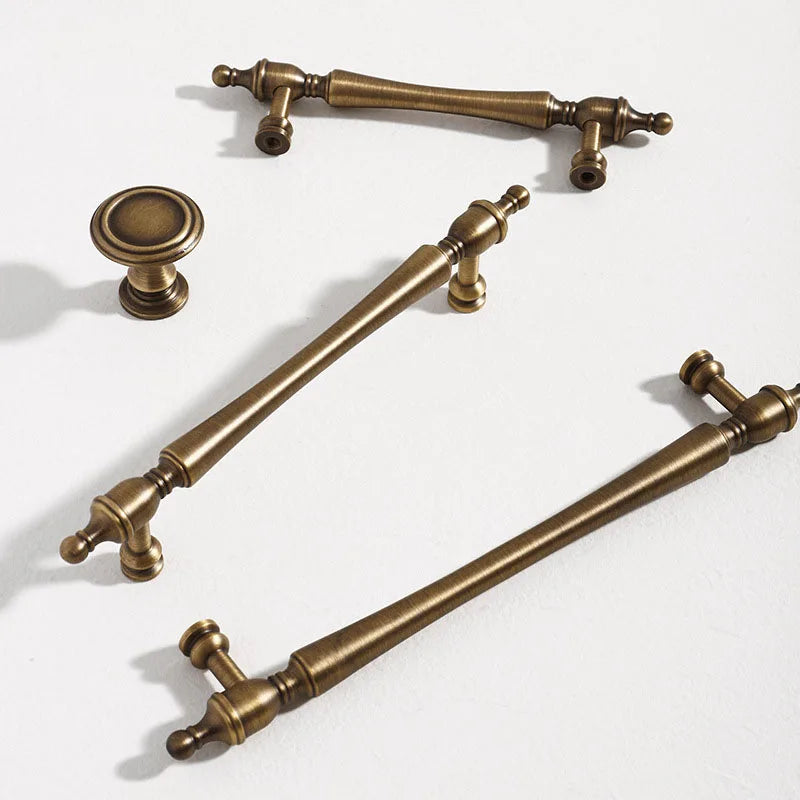 Antique American Brass Cabinet Handle – Vintage Pulls and Knobs for Furniture