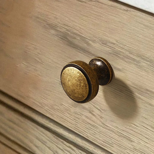 Antique Bronze Wardrobe Door Handles – Vintage Zinc Alloy Pulls for Furniture