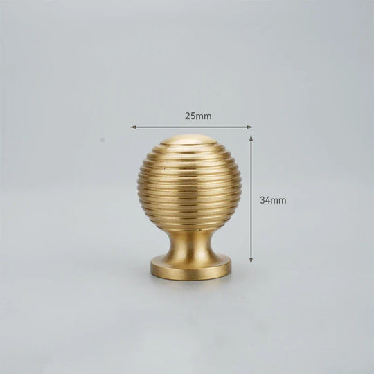 Brushed Gold Brass Cabinet Handles – Modern Pulls and Knobs for Furniture (50–280mm)