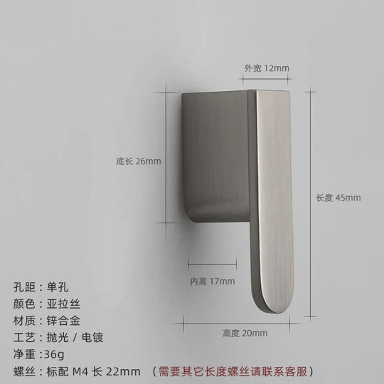 Luxury Zinc Alloy Cabinet Handles – Modern Drawer Pulls