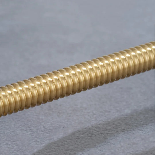 Textured Brass Handles – Satin Gold Spiral Pulls for Furniture