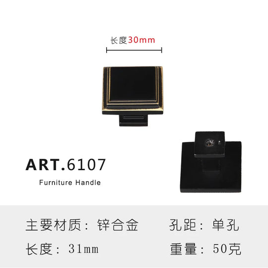 Zinc Alloy Solid Cabinet Door Handles – Modern Minimalist Pulls for Furniture