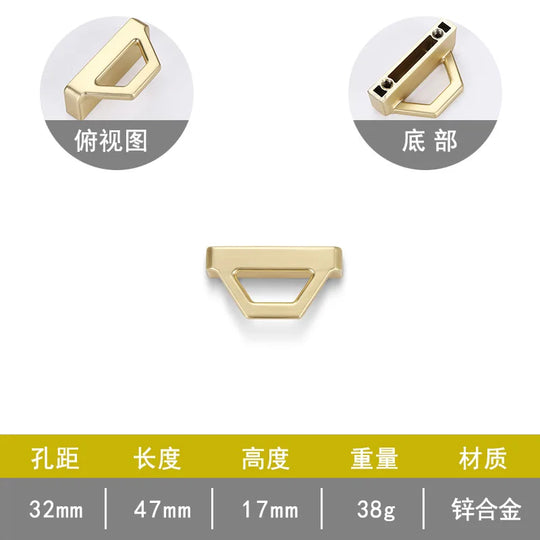 Gold and Pearl Grey Cabinet Handles – Modern Zinc Alloy Pulls for Furniture