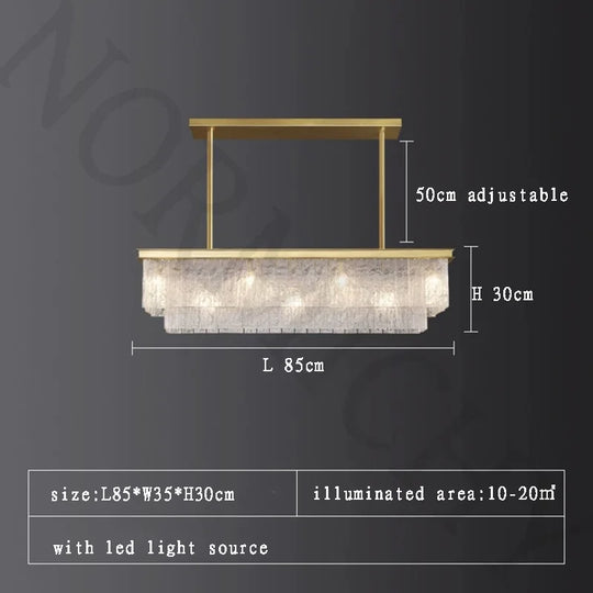 Modern Creative Water Ripple Glass Pendant Light – Luxurious LED Ceiling Fixture