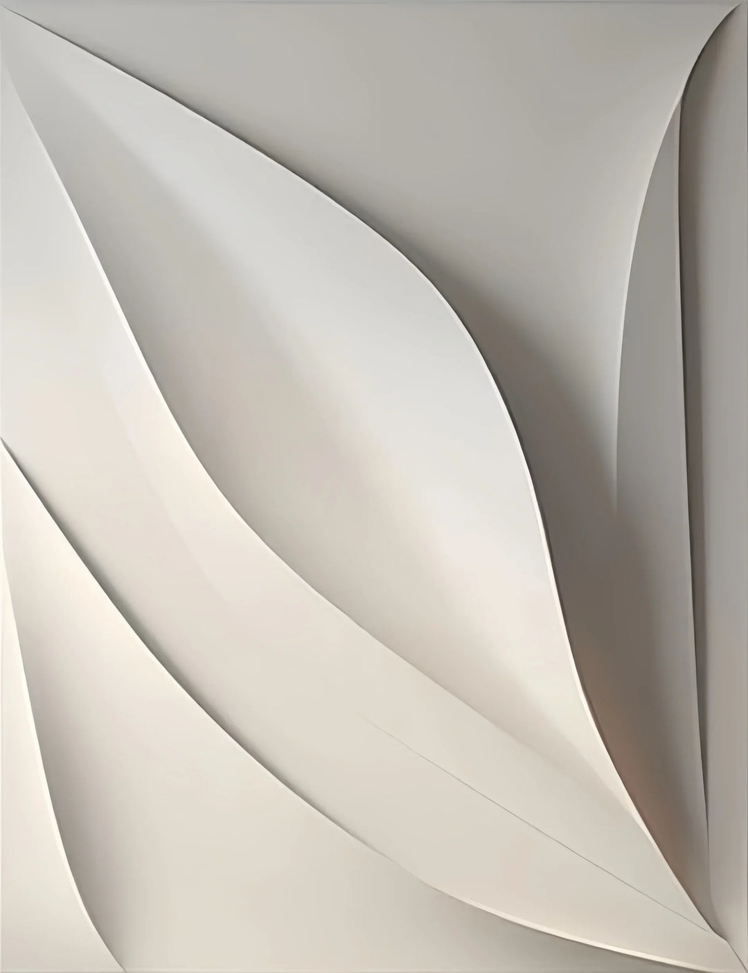 Abstract Flowing Wavy Design Canvas Wall Art