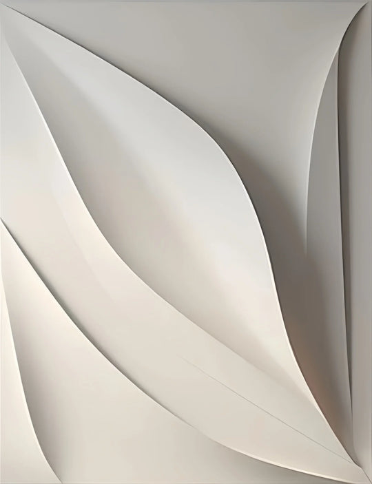 Abstract Flowing Wavy Design Canvas Wall Art