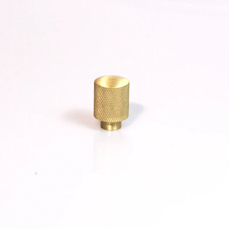 Knurled Brass T-Bar Handles – Modern Cabinet & Cupboard Pulls