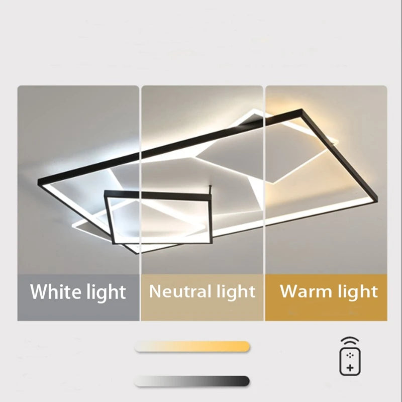 Modern Creative LED Ceiling Lamp for Living Room & Bedroom