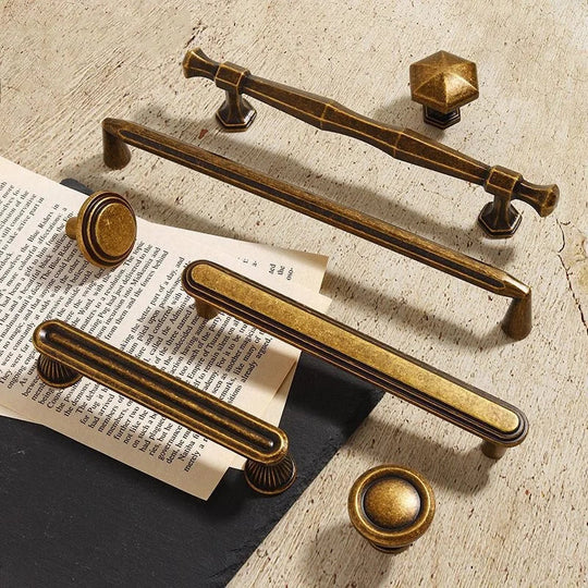 Antique Wardrobe Cabinet Handles – Retro Zinc Alloy Pulls and Knobs for Furniture