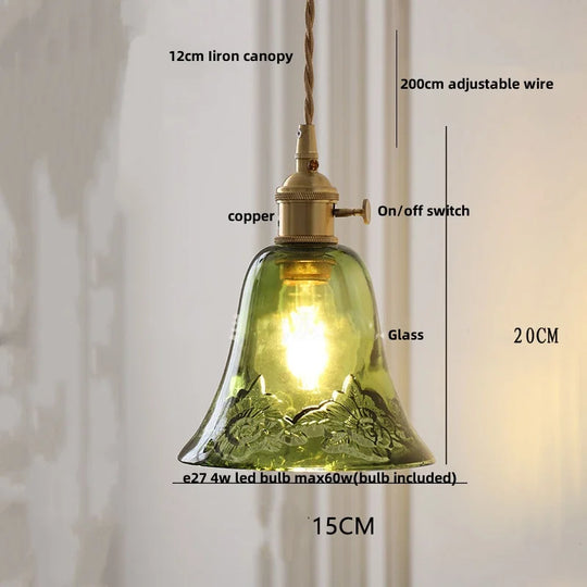 Lucien – Modern Clear Glass Pendant Light for Living Room, Restaurant, and Café