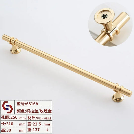 Modern T-Bar Cabinet Handles – Sleek Decorative Furniture Pulls