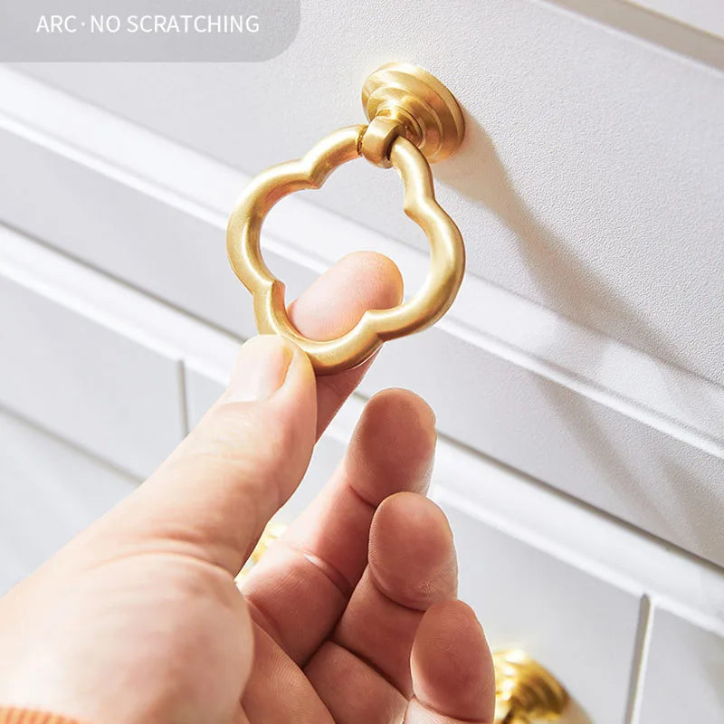 Brass Dropping Handles (Set of 2) – Modern Cabinet & Wardrobe Pulls
