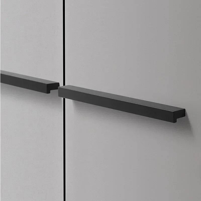 Modern Long T-Bar Aluminum Cabinet Handles – Brushed Gold, Silver, and Black Pulls (700mm-1200mm)
