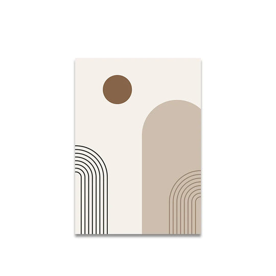 Simple Minimalist Geometric Abstract Canvas Wall Art