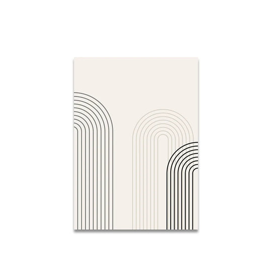 Simple Minimalist Geometric Abstract Canvas Wall Art