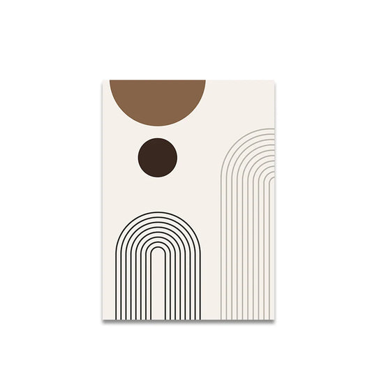 Simple Minimalist Geometric Abstract Canvas Wall Art