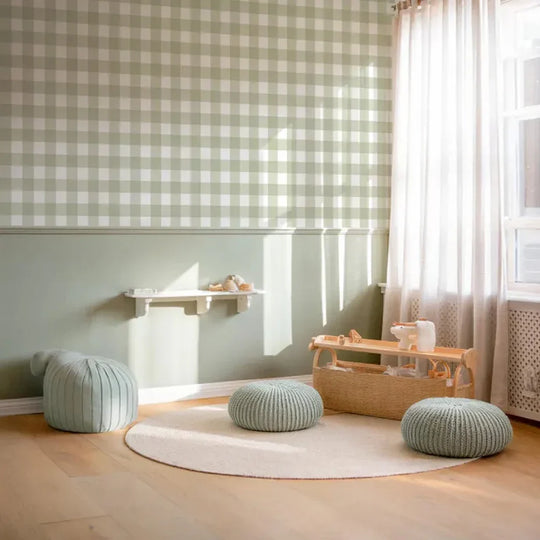 Soft Pastel Plaid Vinyl Wall Mural Decals