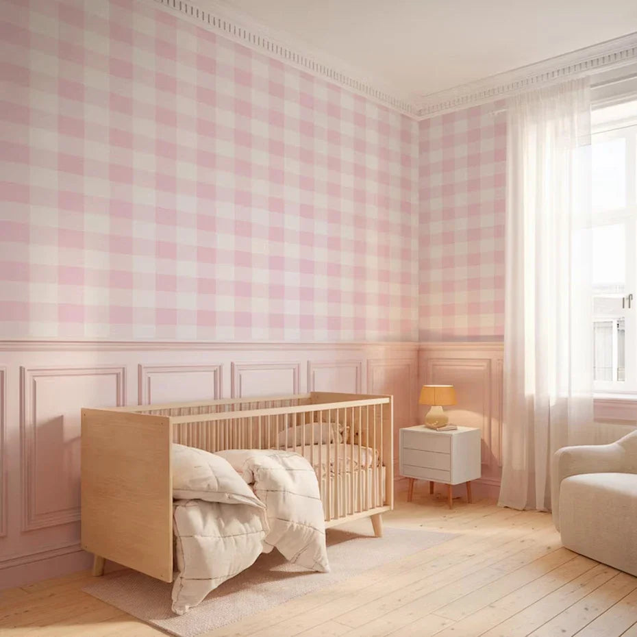 Soft Pastel Plaid Vinyl Wall Mural Decals