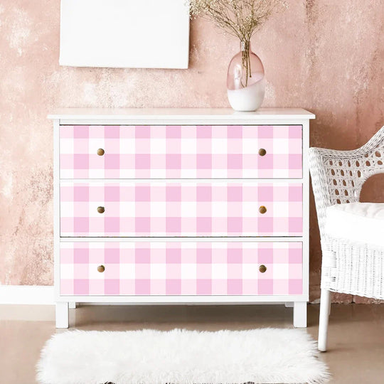 Soft Pastel Plaid Vinyl Wall Mural Decals