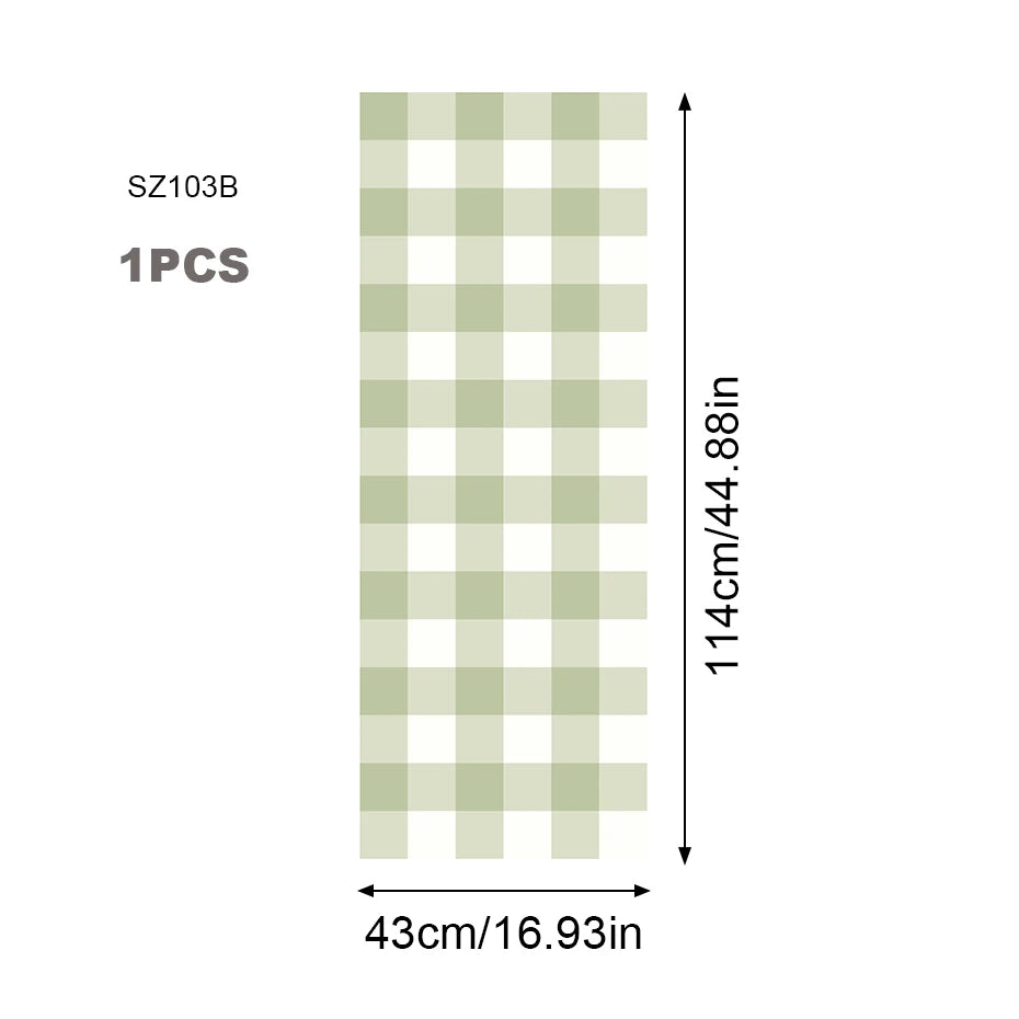 Soft Pastel Plaid Vinyl Wall Mural Decals