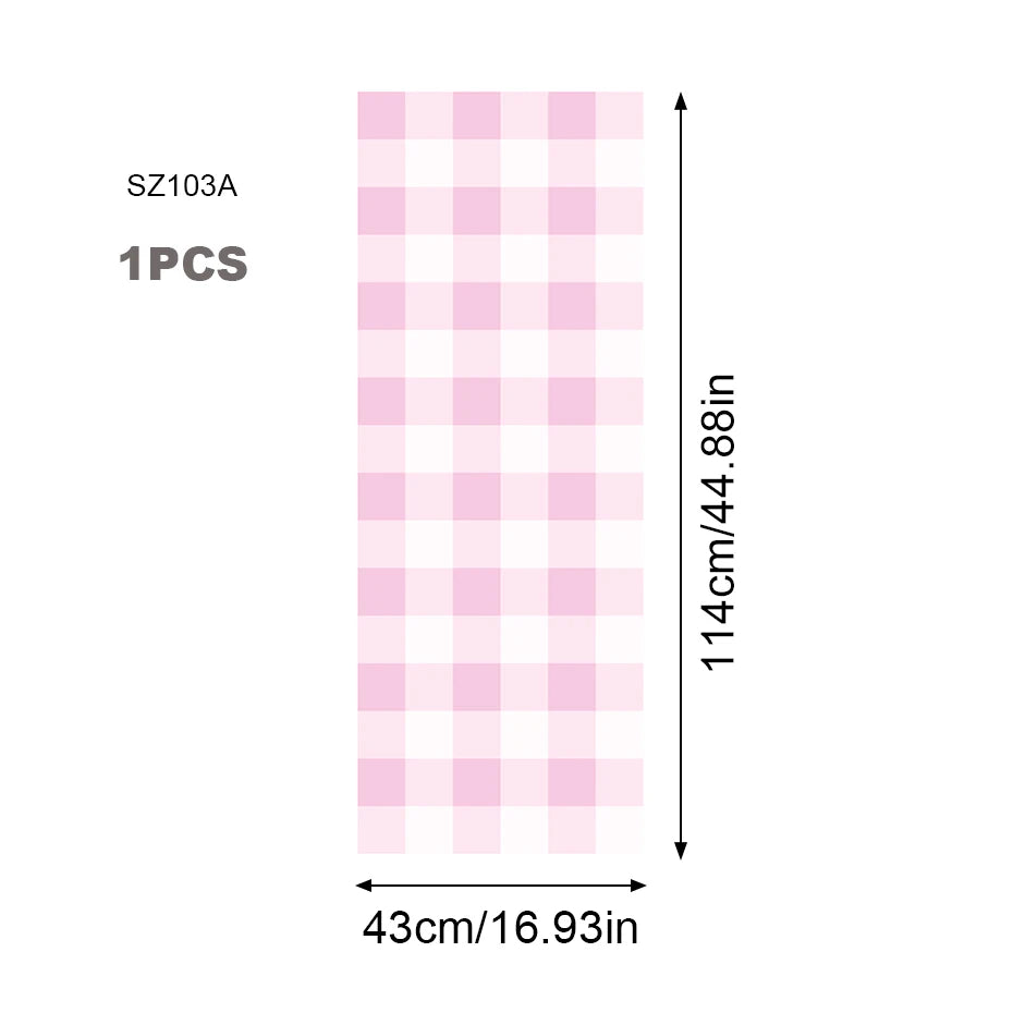Soft Pastel Plaid Vinyl Wall Mural Decals