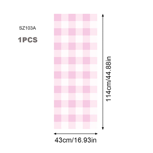 Soft Pastel Plaid Vinyl Wall Mural Decals