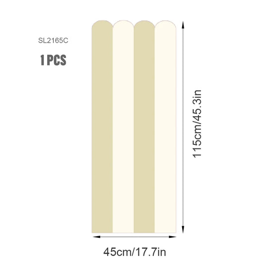 Soft Pastel Scalloped Wallpaper Wall Mural Decals