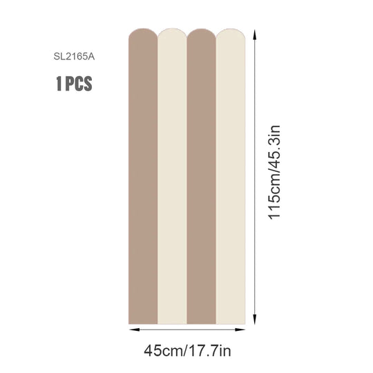 Soft Pastel Scalloped Wallpaper Wall Mural Decals