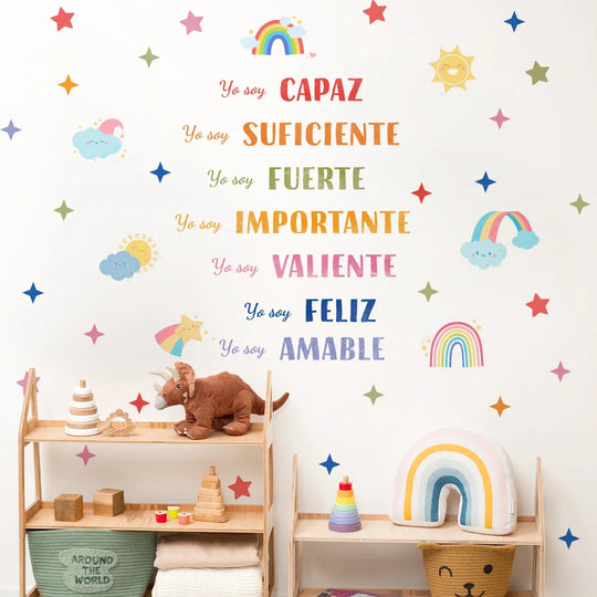 Spanish Affirmation Nursery Wall Decals