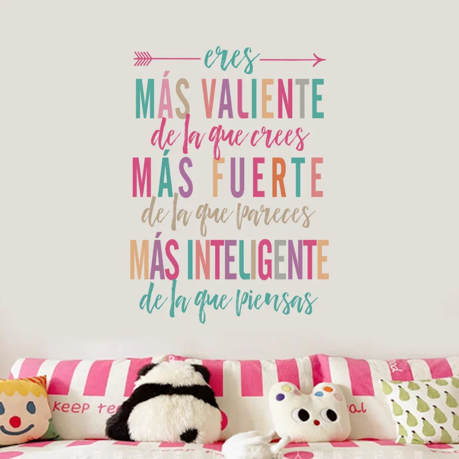 Spanish Affirmation Nursery Wall Decals