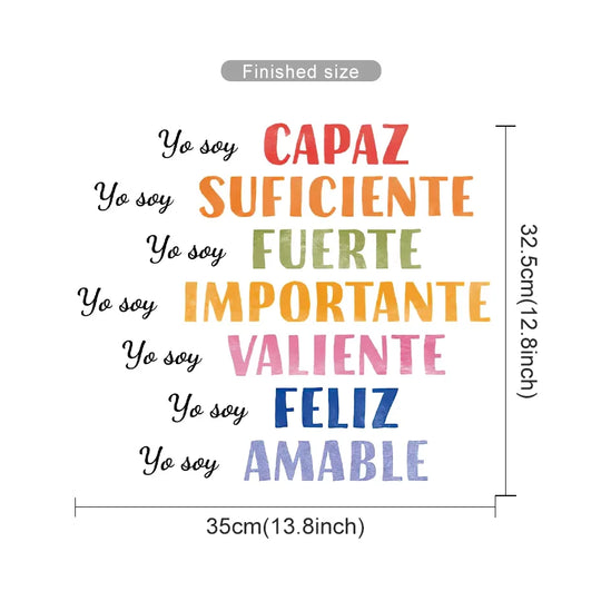 Spanish Affirmation Nursery Wall Decals