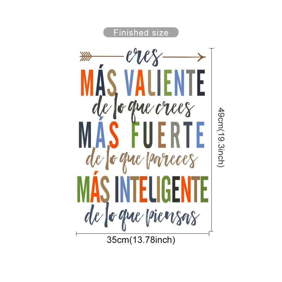 Spanish Color Moods Nursery Wall Decals For Emotional Learning
