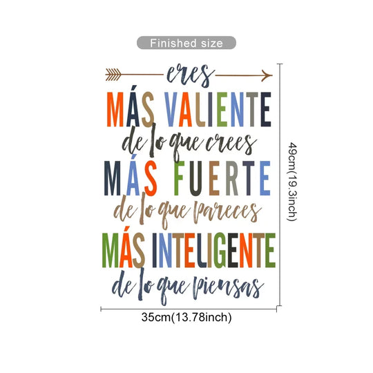 Spanish Color Moods Nursery Wall Decals For Emotional Learning