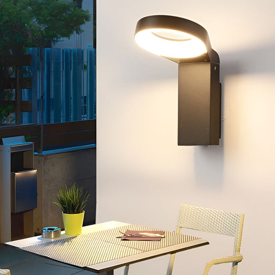 18W LED Ring Outdoor Wall and Pathway Light